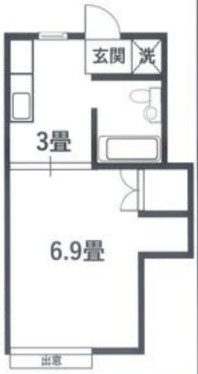 ハウスサン＆サン 106号室 間取り