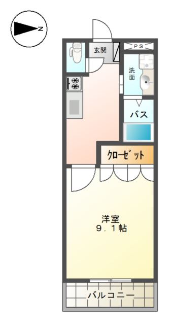 パラシオン平塚 間取り