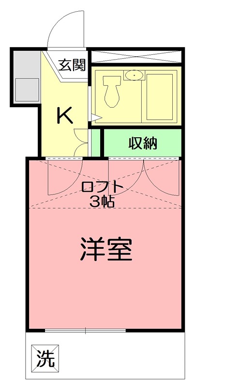 藤沢第三 102号室 間取り