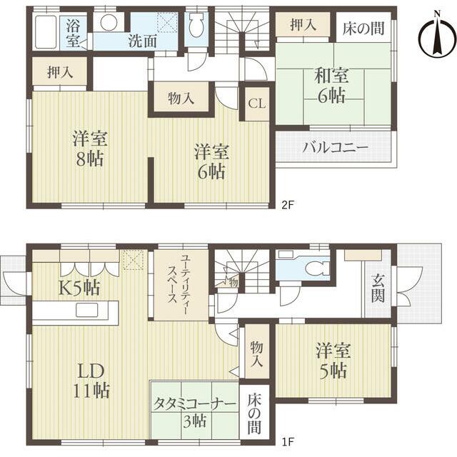 曽比戸建住宅 間取り
