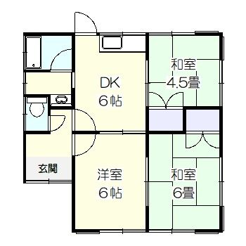 渡辺貸家3号棟 間取り