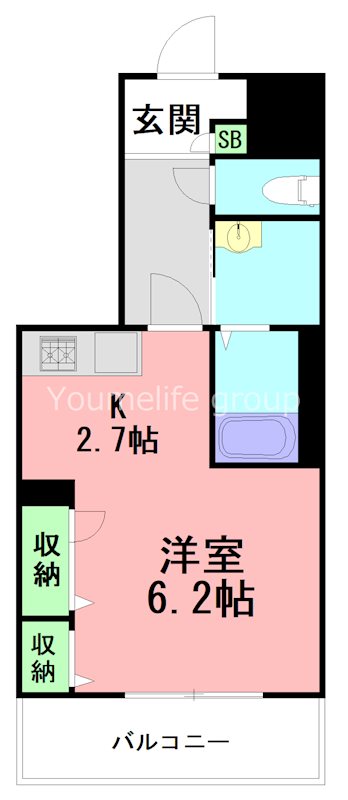 リベルテ鎌倉 302号室 間取り