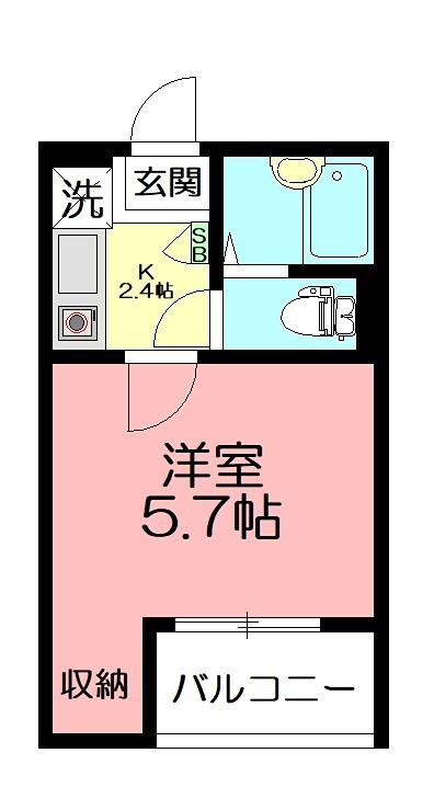 テラスみその台 201号室 間取り