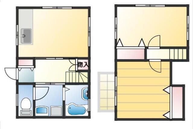 Ｍａｒｉｎｅ．Ｓ B号室 間取り