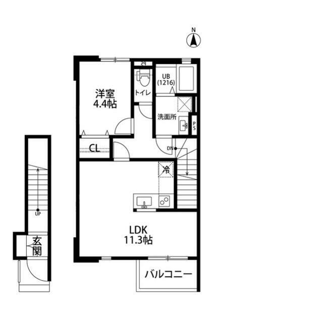 デュラ・カーサ渋谷ノ里 202号室 間取り