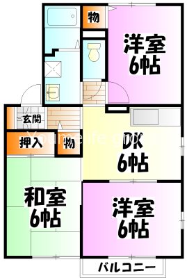 サニーフローラＡ 101号室 間取り