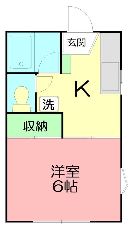 ハイブリッチ 101号室 間取り