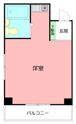 エクセルピア戸塚 305号室 間取り