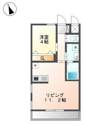 プランドール横濱 205号室 間取り