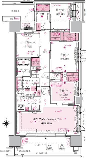 エクセレントシティ本厚木駅前 713号室 間取り
