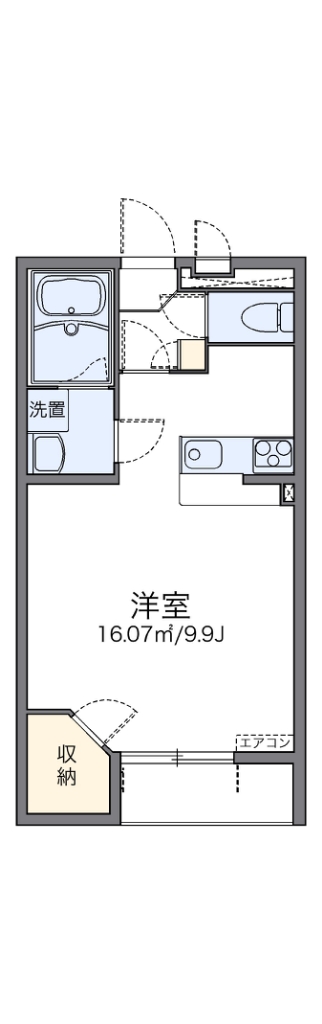 レオネクスト開戸 106号室 間取り