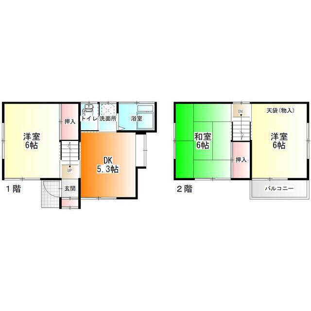 南栗原６丁目貸家 間取り