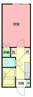 クロノス愛名 108号室 間取り