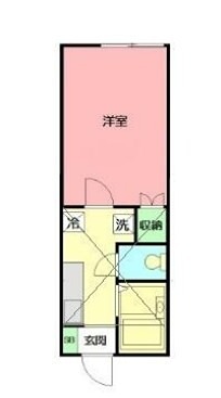 クロノス愛名 210号室 間取り