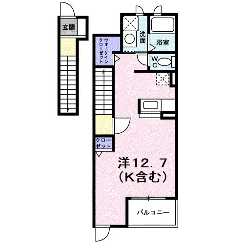 グリーンコート３ 202号室 間取り