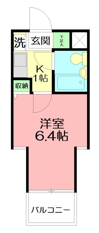 ライオンズプラザ平塚宝町 804号室 間取り