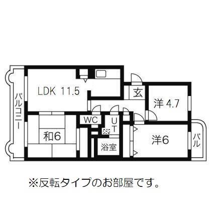 ベルヴェデーレⅡ 101号室 間取り