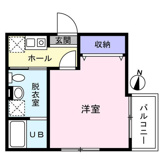 ハウズライフ厚木六番館 201号室 間取り