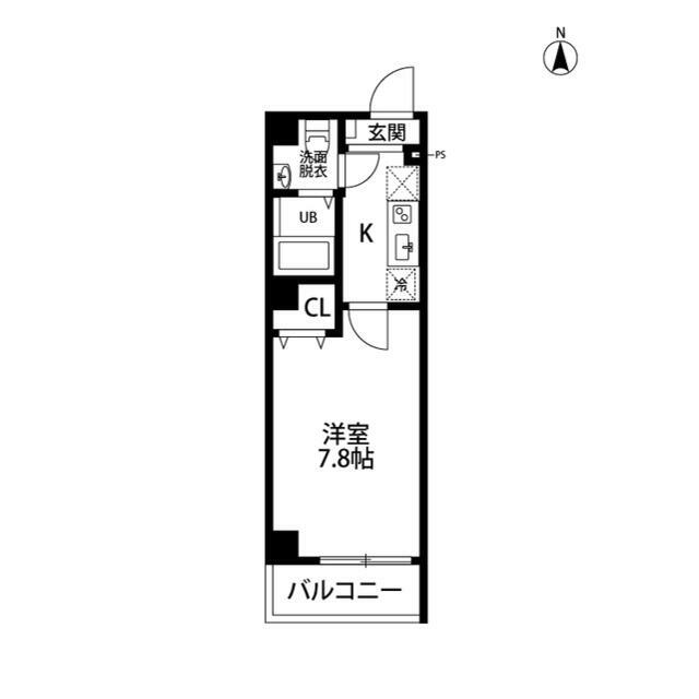 アップワード本厚木 301号室 間取り