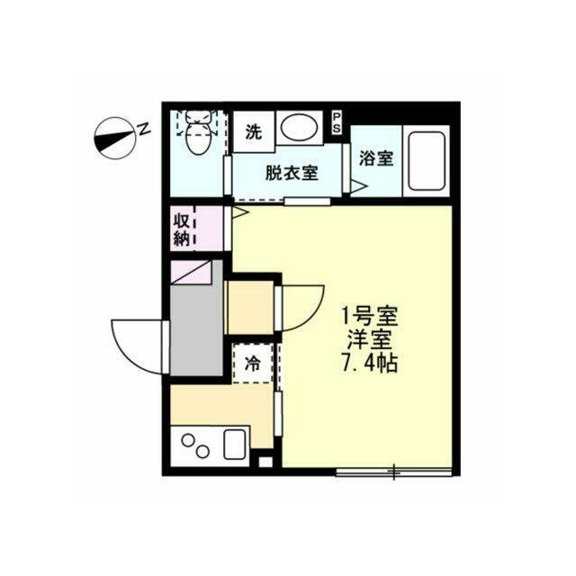 ベイルーム湘南辻堂 101号室 間取り