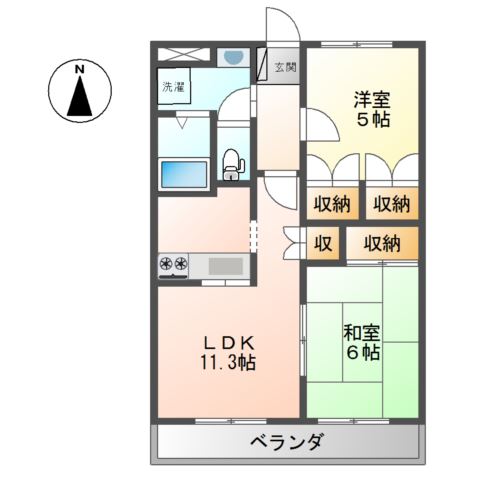 グランディール茅ヶ崎 間取り