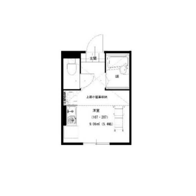 プライムテラス東海大学前　Ⅰ 107号室 間取り