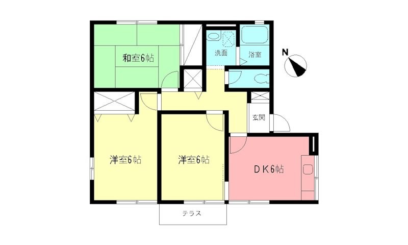アトリオＡ 101号室 間取り