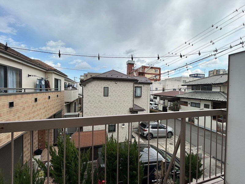 大橋荘 ベランダ