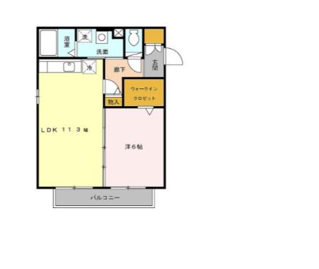 セジュール　レセンテ 203号室 間取り