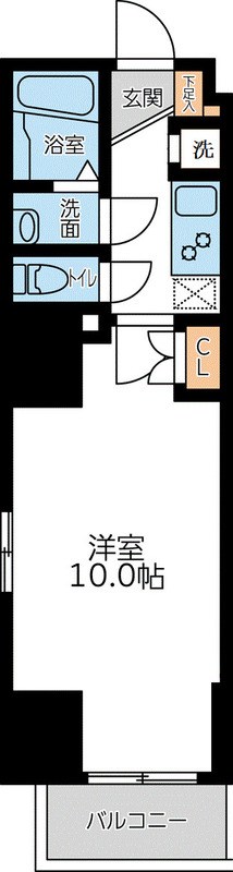 S-FORT小田原 401号室 間取り