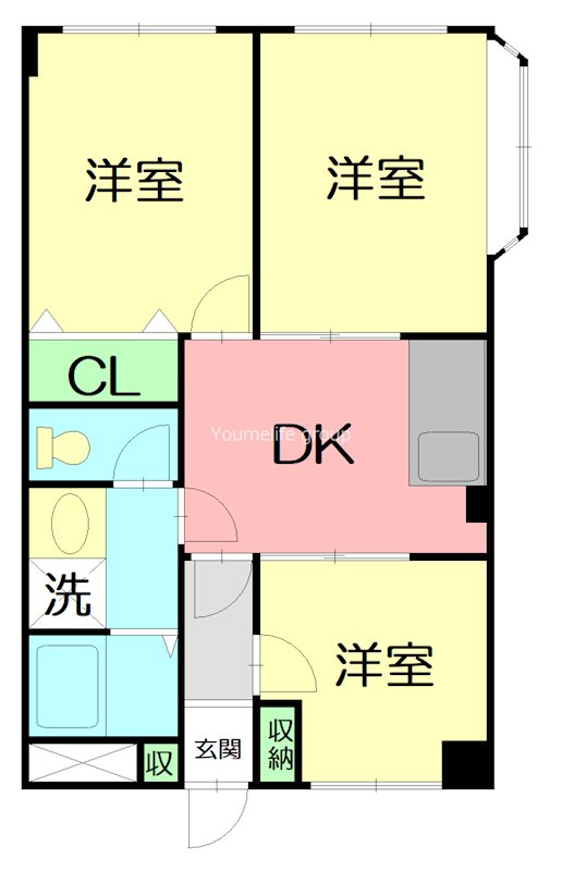 岩崎ビル  301号室 間取り