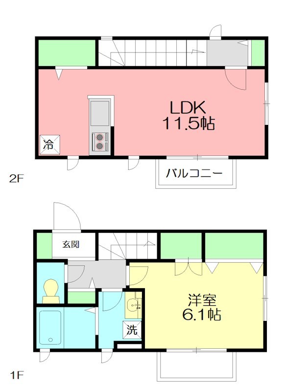 マイプレイス 101号室 間取り