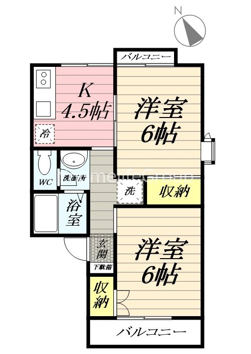 ハイランドビレッジ湘南 205号室 間取り