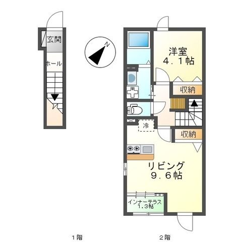 雅（MIYABI） 202号室 間取り