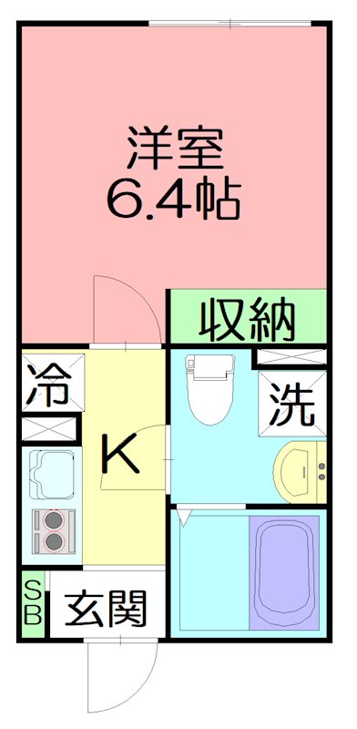 ココティエ 201号室 間取り