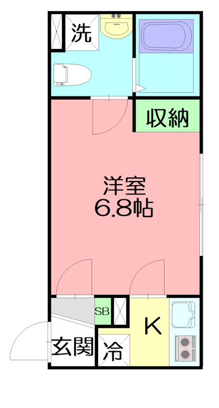 ココティエ 203号室 間取り