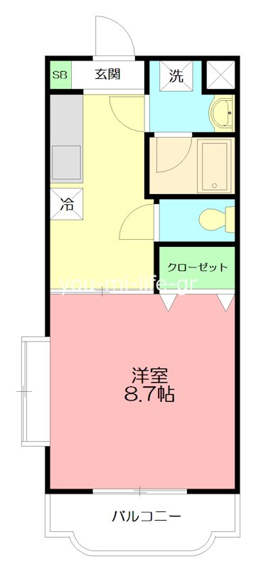 メゾン久保田Ⅲ 205号室 間取り