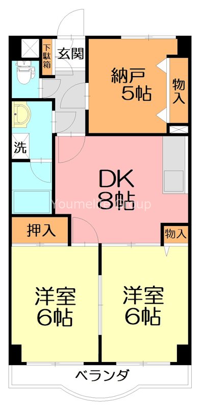 ドルチェ芦屋 308号室 間取り