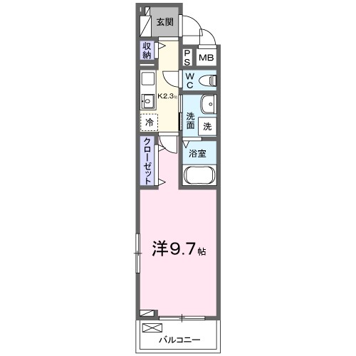 Ｍｉｎｄｓ 203号室 間取り