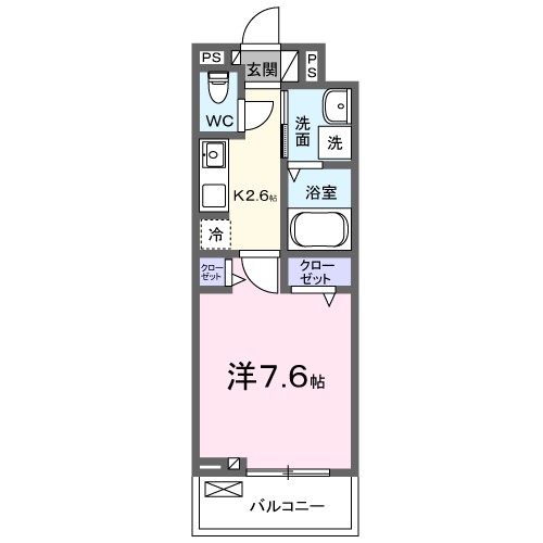 Ｍｉｎｄｓ 302号室 間取り