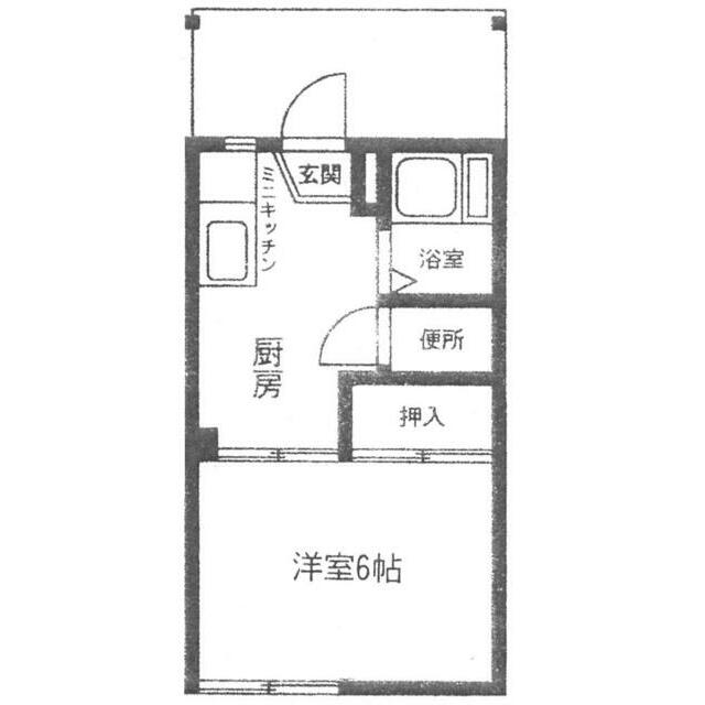 コーポ桐谷 203号室 間取り