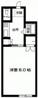 クロノス南矢名2番館 302号室 間取り