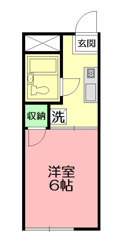 湘南フラット 205号室 間取り