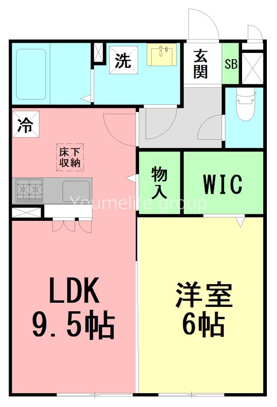 ロワール藤沢 202号室 間取り