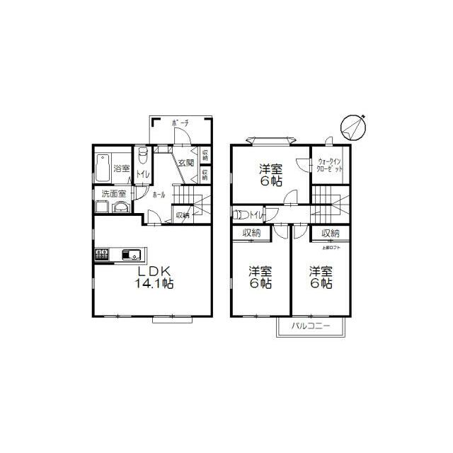 ウィスマ・サヤⅡ 2号室 間取り