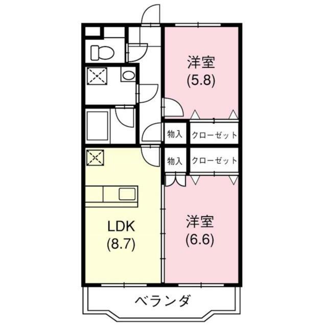 グリーンヒルＩ 間取り