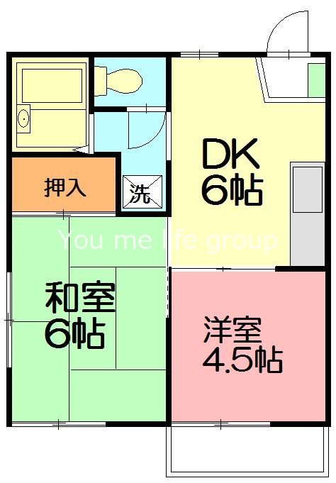 サンホーム辻堂東海岸 201号室 間取り