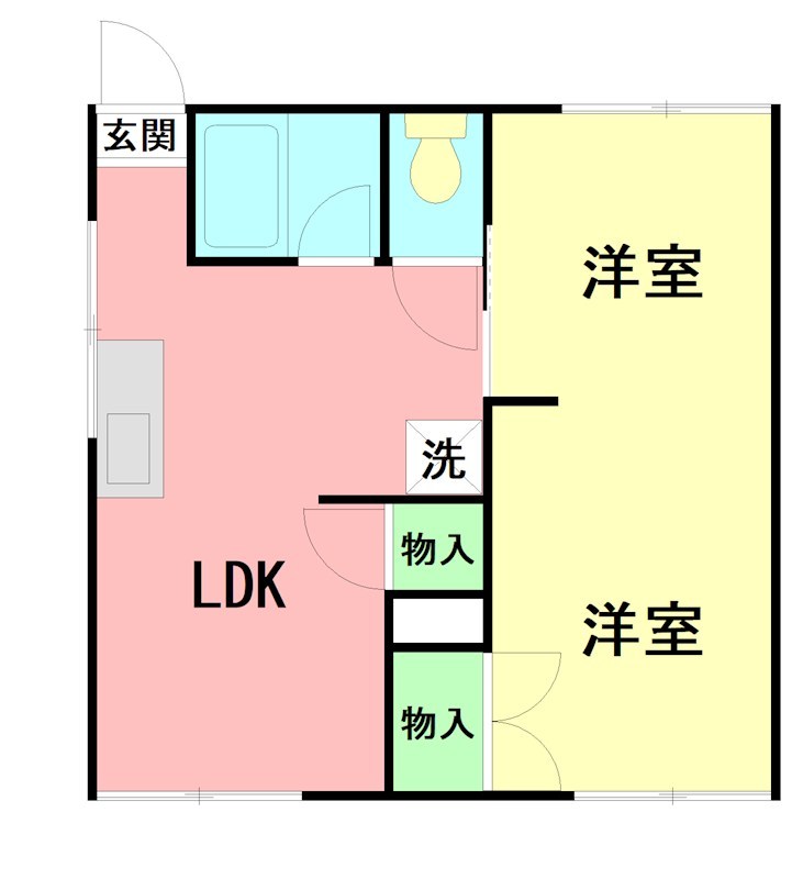 ダイヤモンドヒルズ横浜上矢部町 202号室 間取り