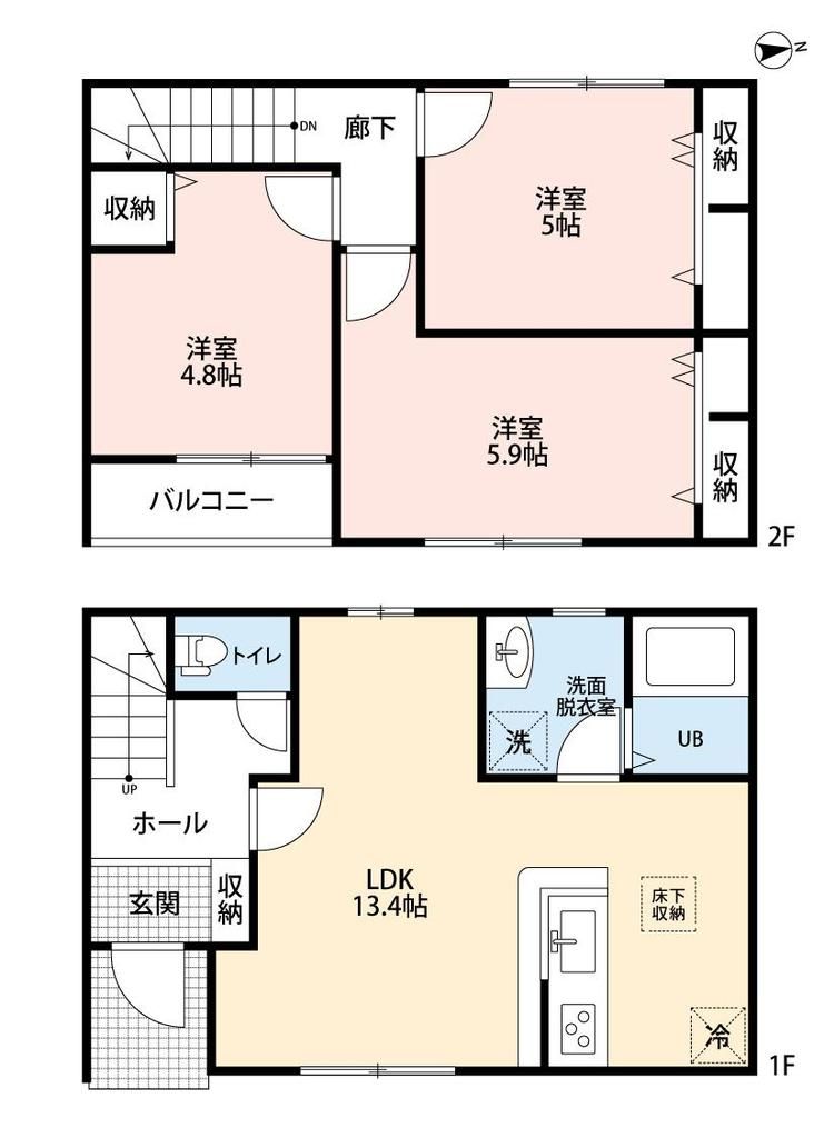 リーブルファイン平塚出縄 103号室 間取り