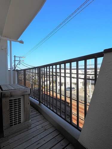 江ノ島シーサイドマンション ベランダ